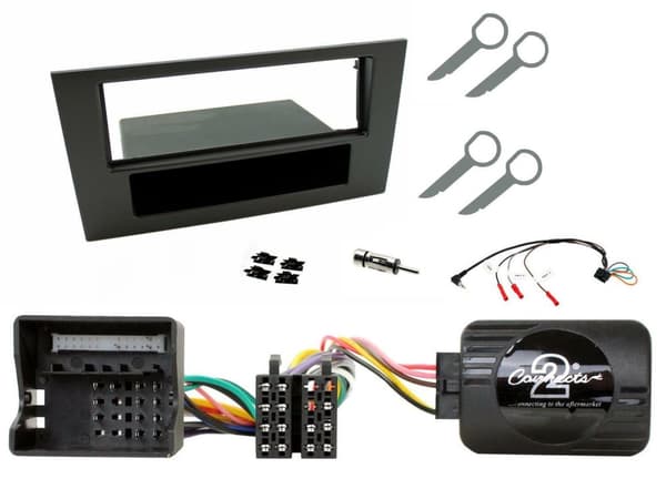 SINGLE DIN FACIA STALK STEERING CONTROLS FITTING KIT FOR FORD MONDEO MK3 03-07