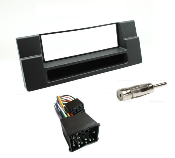 RADIO STEREO FASCIA FACIA PANEL SURROUND KIT ROUND FITS BMW 5 SERIES 96-03 E39