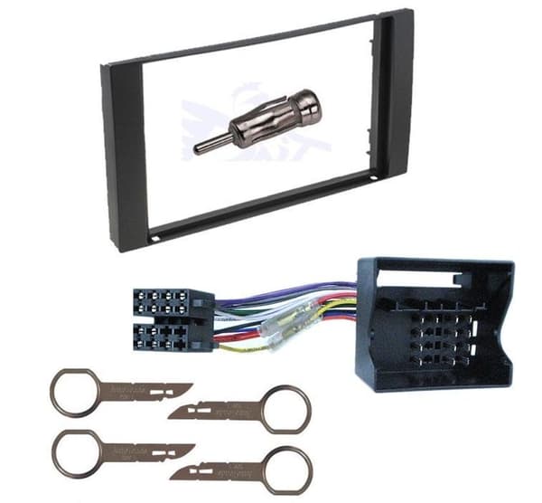 STEREO DOUBLE DIN FASCIA FACIA ADAPTOR KIT FOR FORD FOCUS C-MAX GALAXY FIESTA