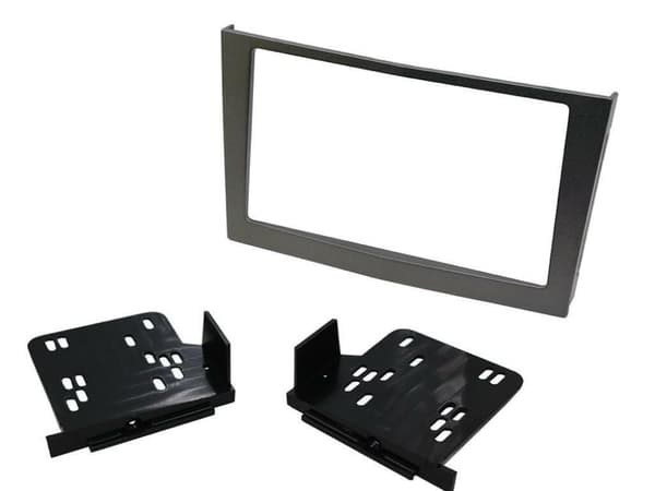 CT23VX21 GREY CD RADIO SINGLE DIN FACIA FASIA PANEL TRIM FITS VAUXHALL ASTRA H