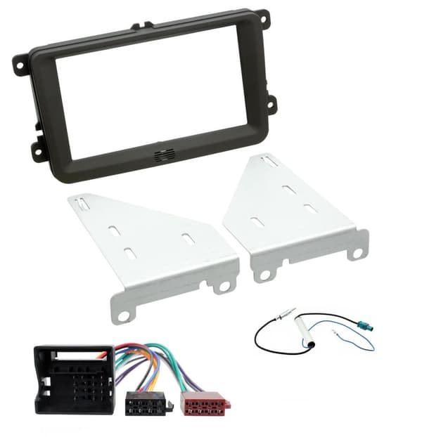 CD Radio Stereo Facia Fascia Adapter Full Kit SurroundFor VW Touran Caddy Jetta