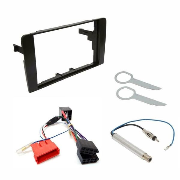 DOUBLE DIN CD RADIO STEREO FACIA SURROUND PLATE ADAPTOR TRIM KIT FITS AUDI A3 S3