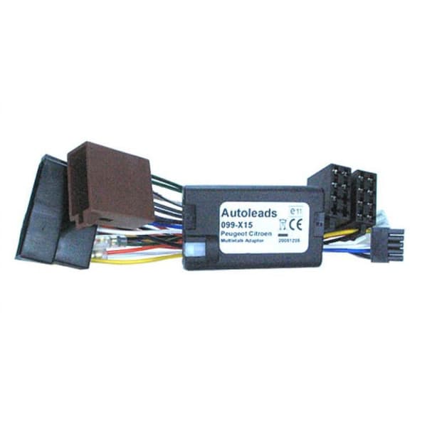 STALK STEERING CONTROL HARNESS PC99-X15 + FREE PATCH LEAD FOR FIAT ULYSEE