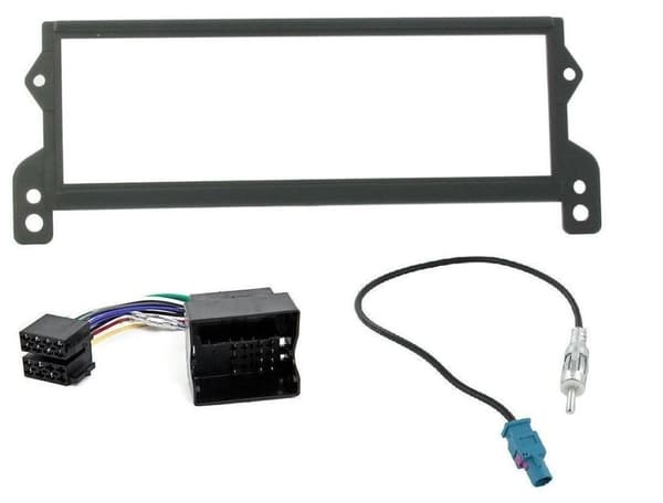 CD RADIO STEREO FACIA FULL FITTING KIT QUADLOCK CONNECTOR FITS BMW MINI