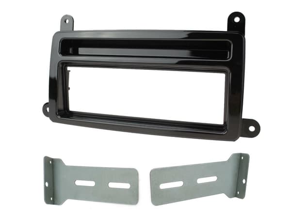 RADIO STEREO FACIA FASCIA CT24RT20 FOR RENAULT CLIO 17-20 GLOSS BLACK SINGLE DIN