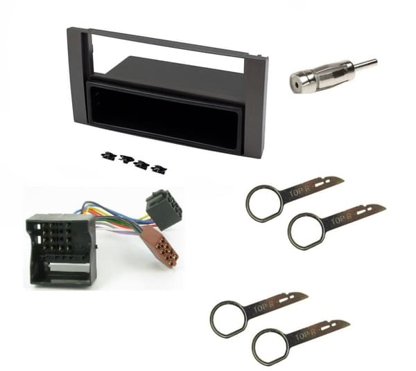 STEREO SINGLE DIN FASCIA FACIA KIT CT24FD10 KIT FOR FORD S-MAX 2006 ONWARDS