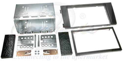 RADIO STEREO DOUBLE DIN CD FACIA FASCIA SURROUND PANEL FOR AUDI A6 2001-2003