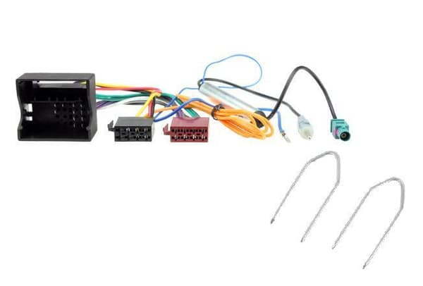 Car CD Stereo Harness Adaptor Fakra Aerial Keys For Peugeot 207, 3008, 407, 807