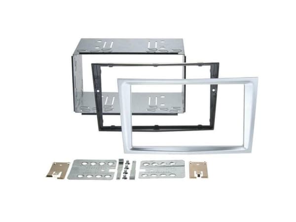 RADIO DOUBLE DIN FASCIA PANEL MATTE CHROME FITTING KIT CT23VX03 FOR VAUXHALL