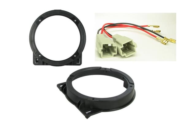 FRONT DOOR SPEAKER ADAPTORS 130MM CT25HD03 PC2-825 FOR HONDA CIVIC EP3 01-2006