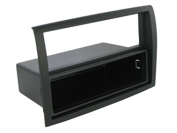 CT24FT28 BLACK FACIA DIN FRAME POCKET PLATE SURROUND FOR FIAT DUCATO 2006-2011