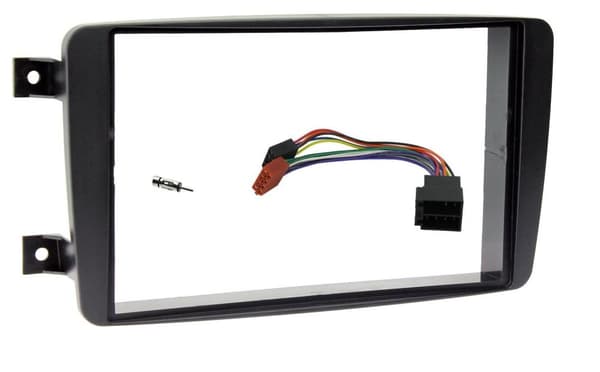 CD RADIO STEREO DOUBLE DIN FACIA FASCIA TRIM ADAPTOR FITTING KIT FOR MERCEDES
