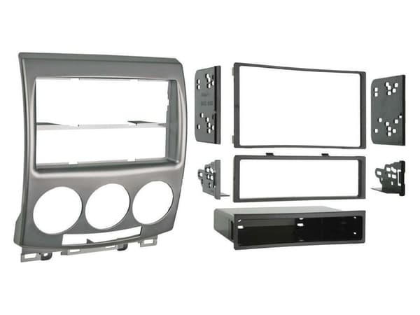 CD RADIO STEREO FACIA FASCIA CT23MZ06 FOR MAZDA 5 SINGLE & DOUBLE DIN SILVER