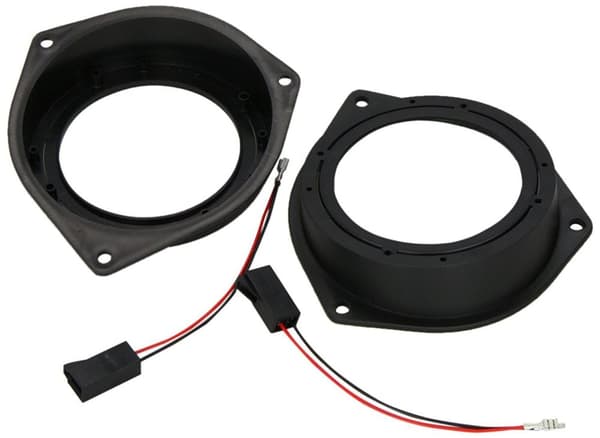 FOR VAUXHALL CORSA 2000-2006 REAR DOOR SPEAKER SPACER ADAPTORS 100MM 4″ SAK-1403