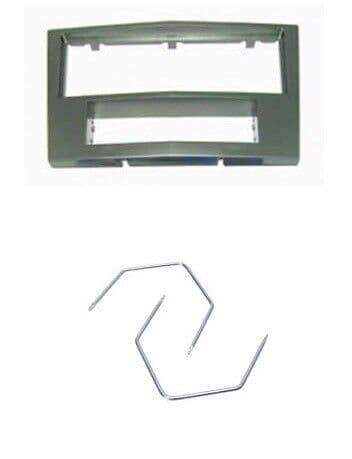FACIA FASCIA PANEL FP-19-01SM SILVER METALIC KEY FOR VAUXHALL ASTRA ZAFIRA CORSA