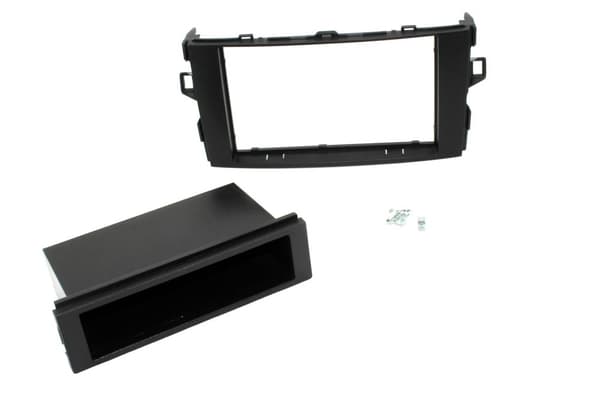 RADIO STEREO FASCIA BLACK CT24TY16 FITS TOYOTA AURIS 2007-2013 FRAME POCKET