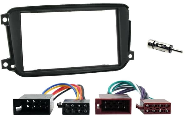CD RADIO STEREO DOUBLE DIN FACIA FASCIA KIT CT24MM08 FOR SMART FORTWO 2010-2014