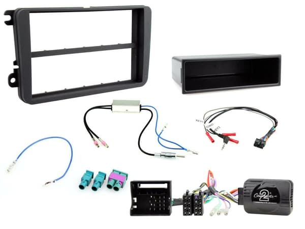 CTKVW04 CD STEREO RADIO FACIA FASCIA FULL KIT FOR VOLKSWAGEN AMAROK EOS GOLF