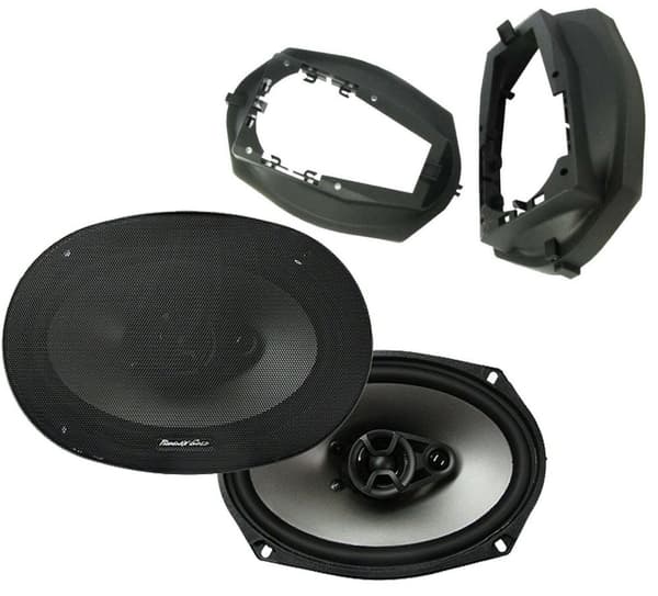 PHOENIX GOLD 440W 6″X9″ 3WAY COAXIAL PARCEL SHELF SPEAKERS FOR BMW E36 1990-1998
