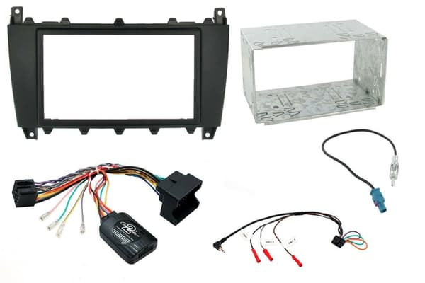 CTKMB01 CD STEREO RADIO FACIA FASCIA FULL KIT FOR MERCEDES C CLASS 2004 - 2007