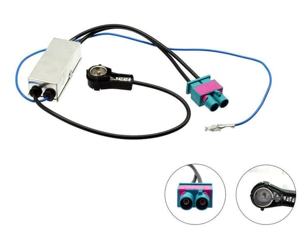 CT27AA55 CD RADIO DIN ANTENNA AERIAL ADAPTER LEAD FITS SKODA SUPERB YETI