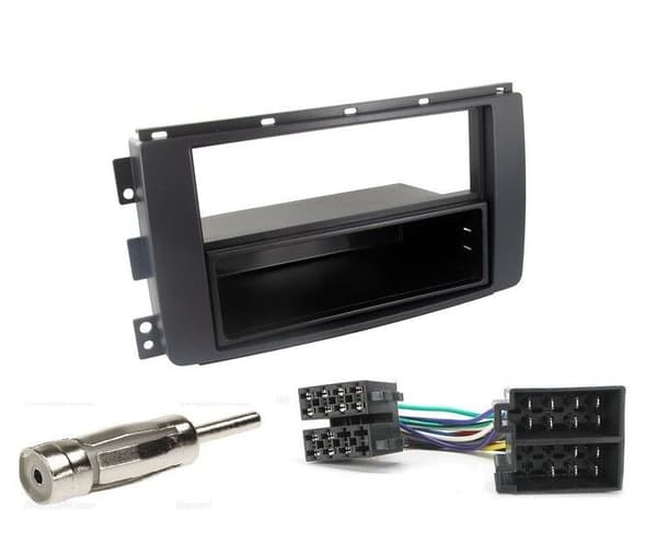 SINGLE DIN FACIA FASCIA PLATE SURROUND FRAME FP-13-05 KIT FOR SMART FORTWO 07-10