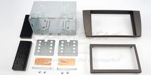 RADIO STEREO DOUBLE DIN FASCIA FACIA PANEL KIT FOR JAGUAR S X TYPE 2002 ONWARDS