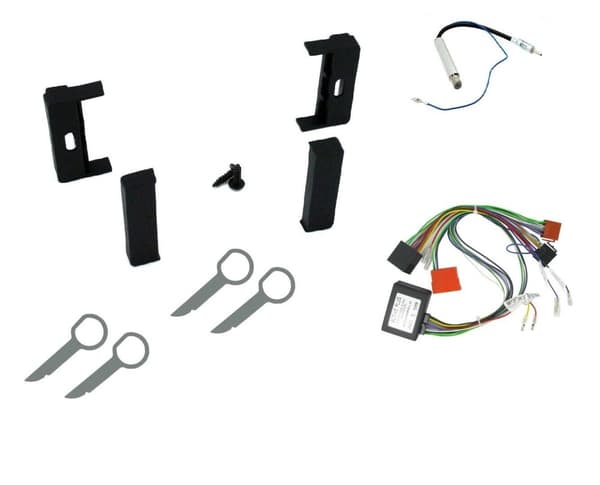 SINGLE DIN FACIA FASCIA ISO WIRING BOSE FITTING KIT FOR AUDI TT 99-06 AMPLIFIED