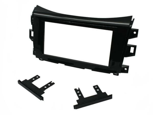 RADIO STEREO FACIA FASCIA CT23RT12 FOR RENAULT ALASKAN DOUBLE DIN 2016 BLACK