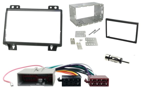 Ford Fiesta MK6 2002-2005 Double Din Facia Fascia Cage Fitting Kit Aerial ISO