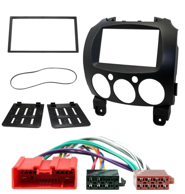 DFP-26-09 CD RADIO STEREO FACIA FASCIA SURROUND TRIM PLATE PANEL KIT FOR MAZDA 2