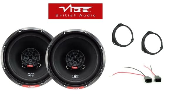 Vibe SLICK6 6.5″ 17cm Coaxial Door Speaker for Vauxhall Corsa 2006-14 Front Door