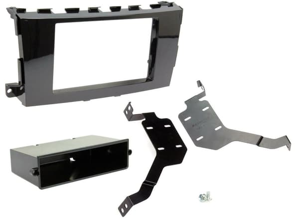 CD RADIO STEREO FACIA FASCIA CT24NS25 GLOSS BLACK DOUBLE DIN FITS NISSAN ALTIMA