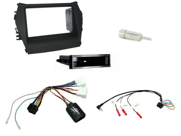 CTKHY15 CD STEREO RADIO FACIA FASCIA FULL KIT FOR HYUNDAI SANTA-FE 2013 ONWARDS