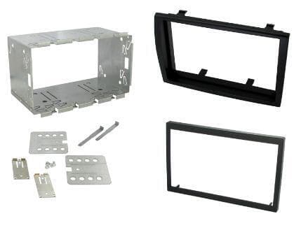 CD Black Double DIN Fascia Surround Kit CT23FT02 For Fiat Ducato X230 2006-2011