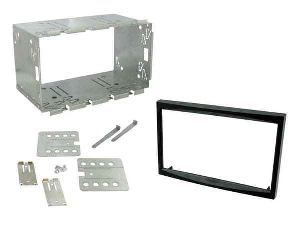 STEREO DOUBLE DIN FACIA SURROUND PANEL FITTING CAGE KIT FOR PEUGEOT 207 307