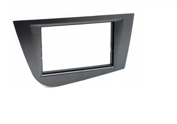 For Seat Leon MK2 05-09 Car CD Stereo Double Din Fascia Galena Silver DFP-18-02