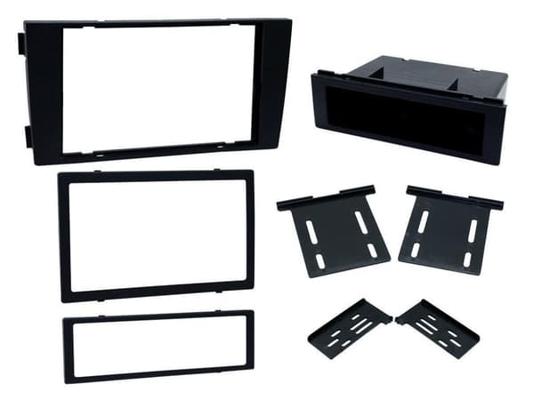 CT24AU26 SINGLE DOUBLE DIN BRACKETS STEREO FACIA FASCIA FOR AUDI A6 2001-2008