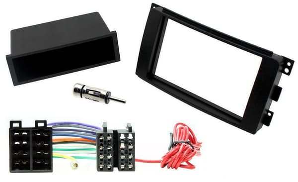 Single Double Din Fascia Wiring Harness Adaptor Kit For Smart Car ForTwo 07-2010
