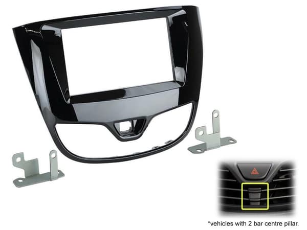CD RADIO STEREO GLOSS BLACK FACIA FASCIA CT23VX62 FOR VAUXHALL VIVA KARL (OPEL)