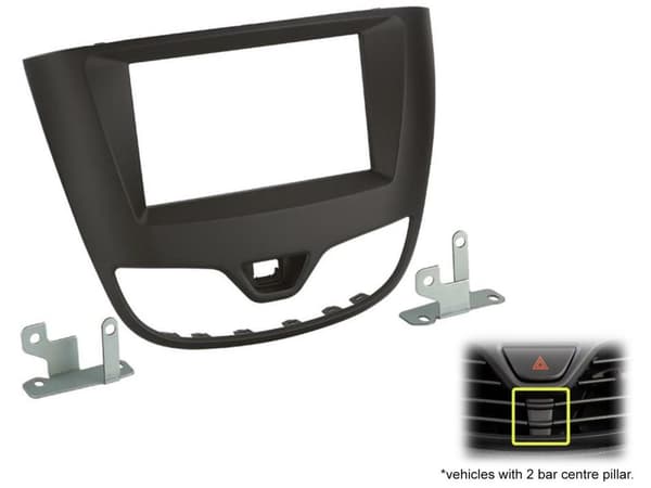 CD RADIO STEREO MATTE BLACK FACIA FASCIA CT23VX63 FOR VAUXHALL VIVA KARL (OPEL)