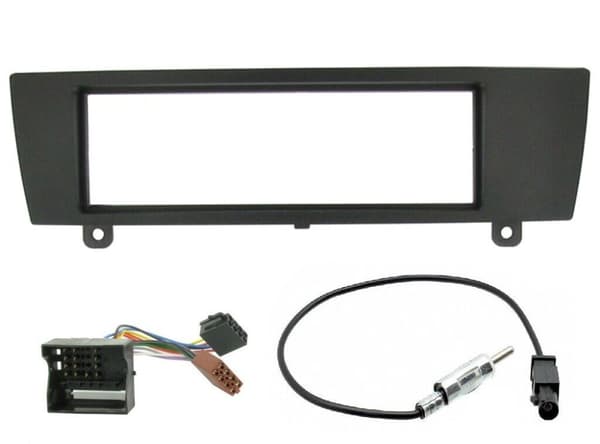 SINGLE DIN FACIA WIRING AERIAL ADAPTER FITTING KIT FOR BMW 3 SERIES E90 E91 E92