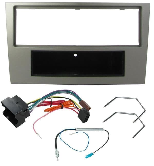 CD RADIO FACIA FASCIA SURROUND KIT FP-19-01 GN GUNMETAL FOR VAUXHALL ASTRA 04-10