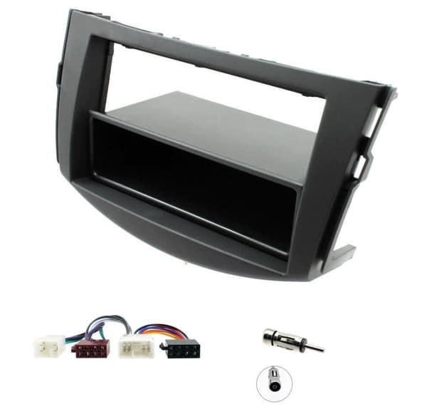 Radio Stereo Single Din Fascia Facia Wiring Adaptor Fitting Kit For Toyota RAV4