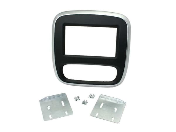 CD RADIO STEREO MATTE BLACK AND SILVER FACIA FASCIA CT23VX50 FOR VAUXHALL VIVARO