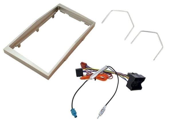 CT24VX21 Double Din Light Silver Stereo Fascia Kit for Vauxhall Astra H  2004-15