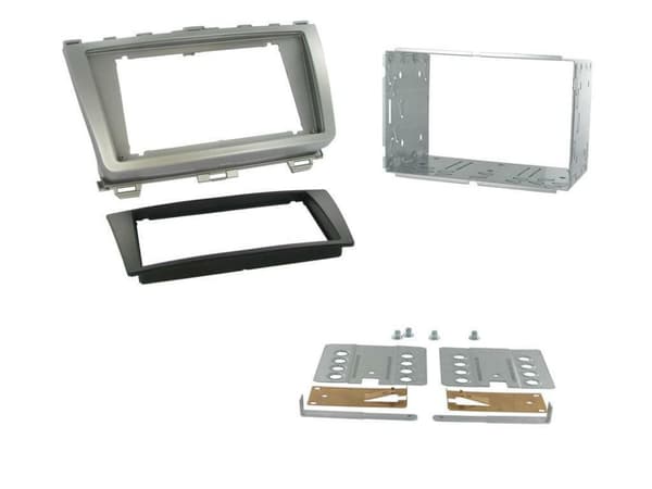 CD RADIO STEREO FACIA FASCIA CT23MZ13 FOR MAZDA 6 DOUBLE DIN BLACK SILVER 08-11