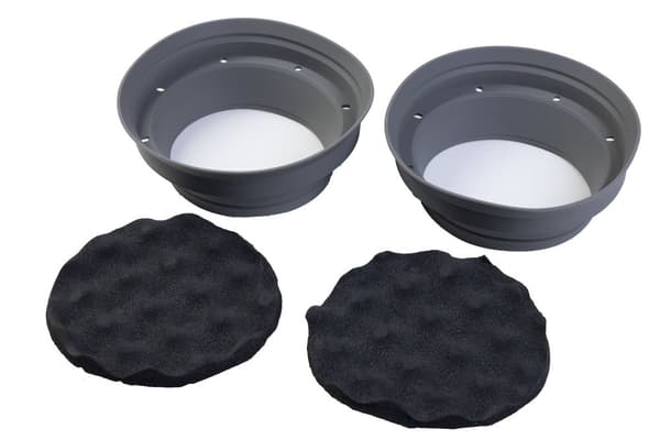VIBE CAR VAN SHELF DOOR ADJUSTABLE SPEAKER FACE BAFFLE SET INC WAVE DIFFUSER
