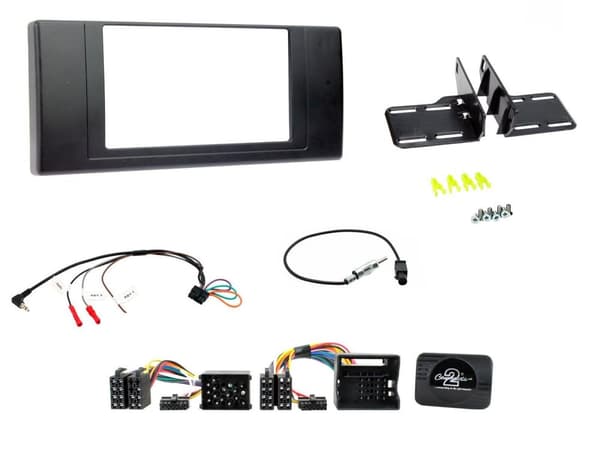 CTKBM05 CD RADIO STEREO DOUBLE DIN FACIA FASCIA KIT FOR BMW X5 E53 2004-2010