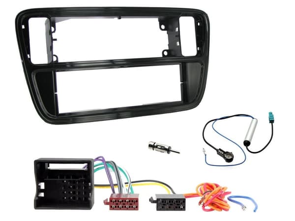 For Volkswagen Up 12 ON Stereo Single Din Fascia Panel Fitting Kit CTKVW02-ISO